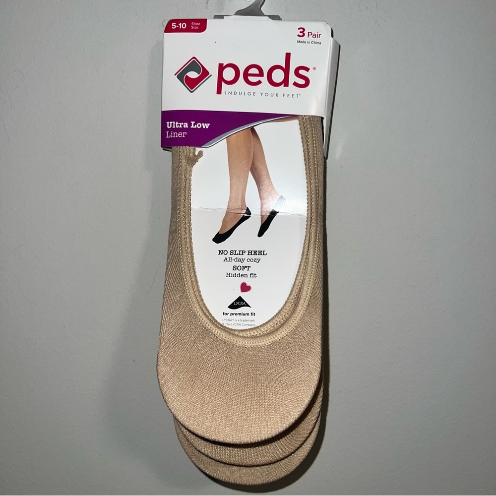 Ultra Low Liner Socks - Tan